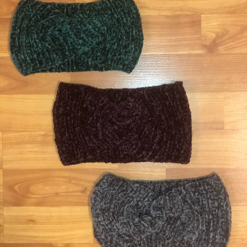 Never Been Worn Crochet Knit Twist Headband